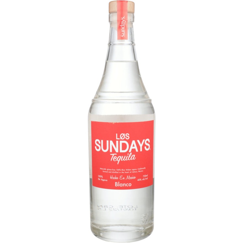 LOS SUNDAYS TEQUILA BLANCO 80 750ML 750ML