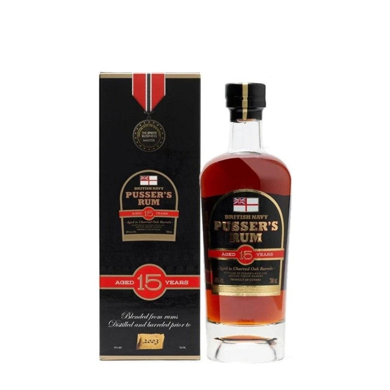 Pussers British Navy 15yr Rum 750mL