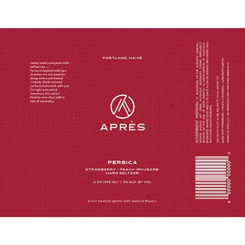 Apres Persica Hard Seltzer 12OZ SINGLE CAN