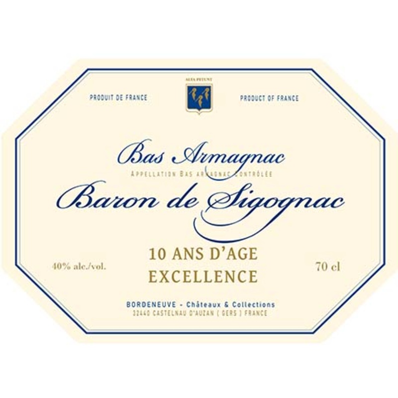Baron De Sigognac 10 Ans D'Age Excellence 700ML BTL