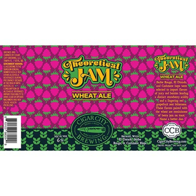 Cigar City Theoretical Jam Wheat Ale 12OZ SINGLE CAN