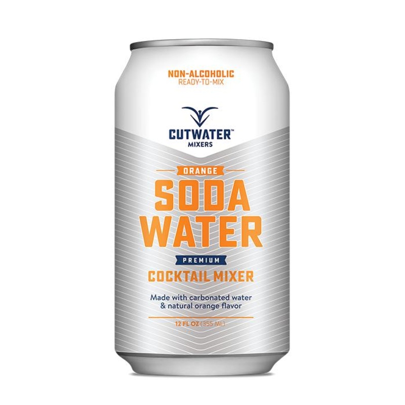 Cutwater Spirits Orange Soda Water Mixer (4 Pack  12 Ounce Cans)