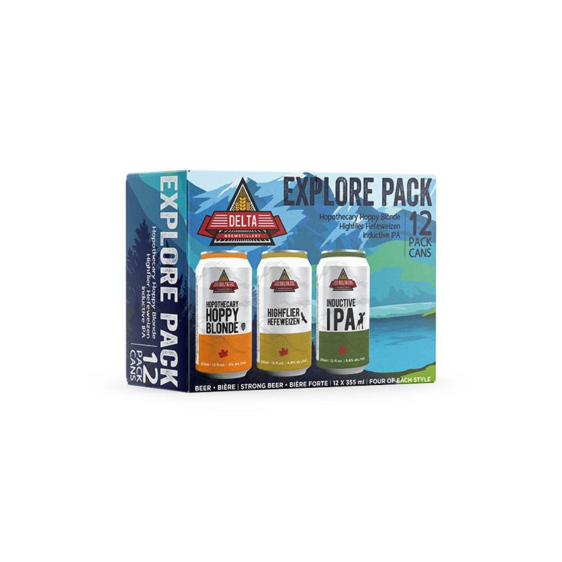 DELTA EXPLORE MIXED CASE 12PK