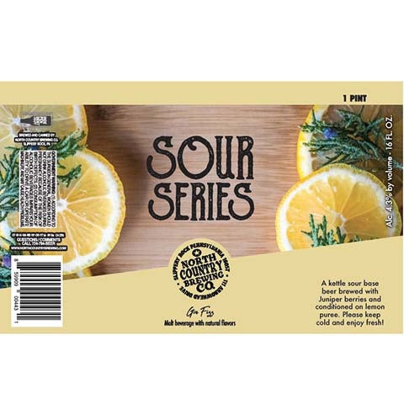 North Country Sour Series Gin Fizz 16OZ SINGLE CAN
