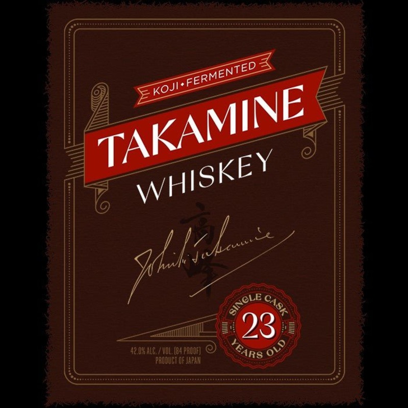 Takamine Koji Fermented Single Cask Whiskey Aged 23 Years