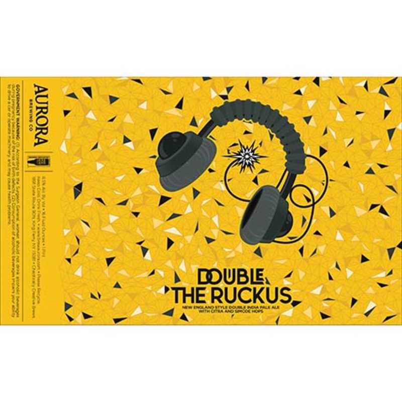 Aurora Double The Ruckus DIPA 16OZ SINGLE CAN