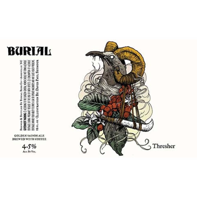 Burial Thresher Golden Saison Ale 16OZ SINGLE CAN