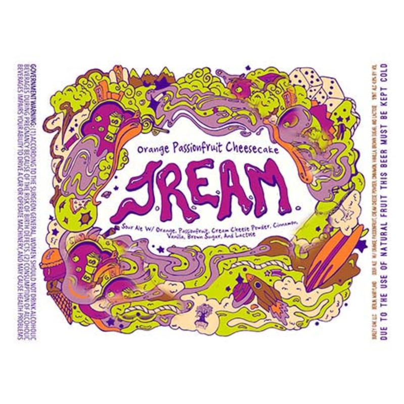 Burley Oak Orange Passionfruit Cheesecake Jream Sour Ale 16OZ SINGLE CAN