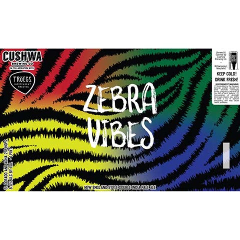 Cushwa Zebra Vibes DIPA 16OZ SINGLE CAN