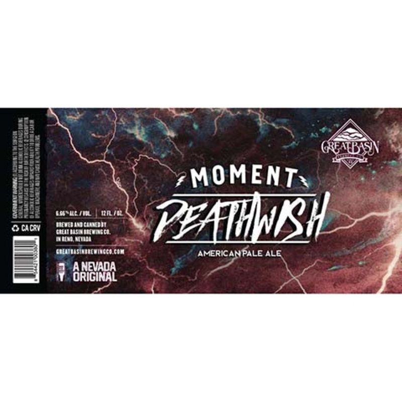 Great Basin Moment Deathwish American Pale Ale 12OZ SINGLE BTL