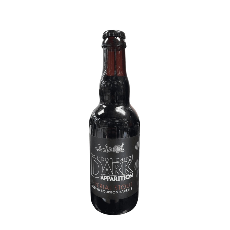 Jackie O's Bourbon Barrel Dark Apparition Imperial Stout Beer 12.7 fl oz Bottle