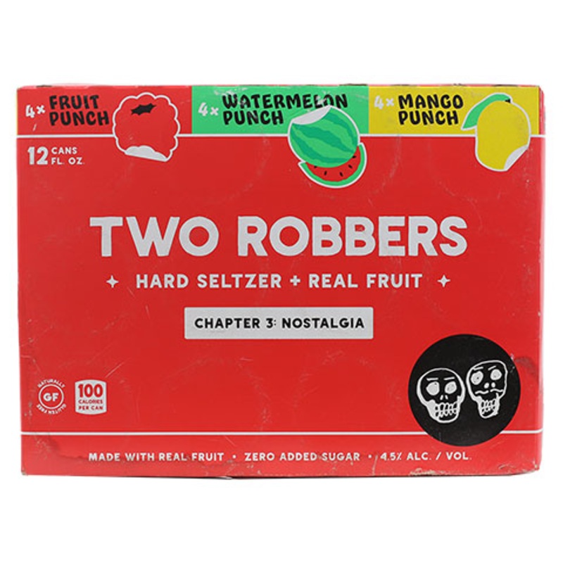 Two Robbers Hard Seltzer Variety Pack (Chapter 3: Nostalgia) 12PK 12OZ CAN