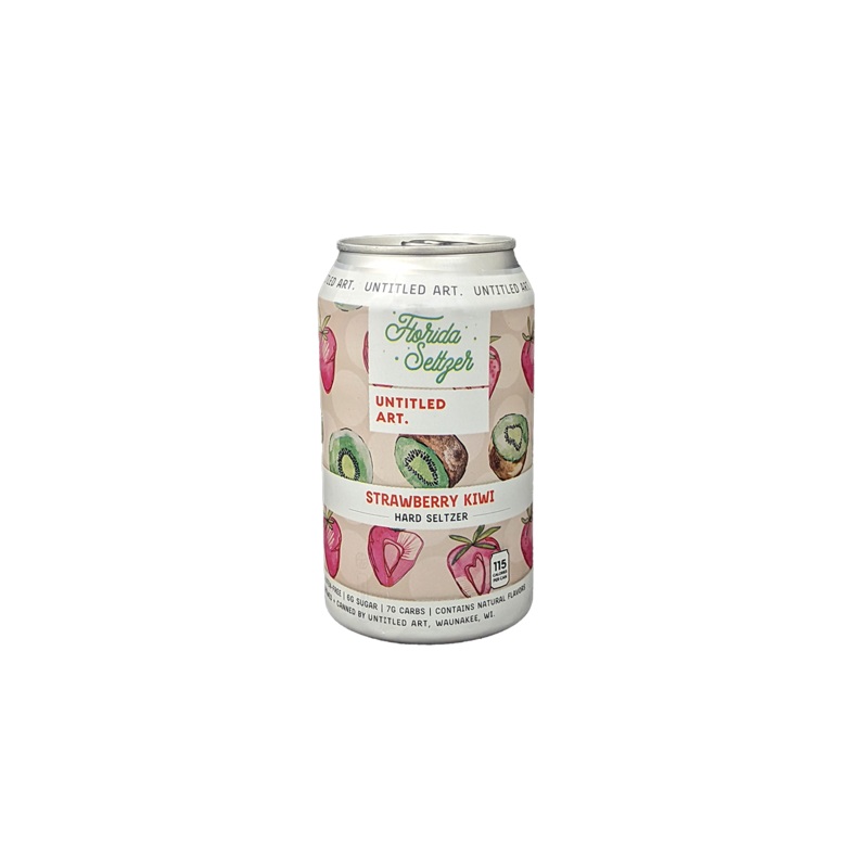 Untitled Art Florida Seltzer Strawberry Kiwi 6 Pack