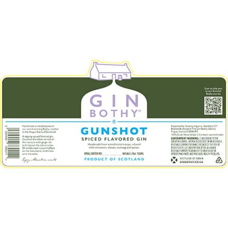 Gin Bothy Gunshot Gin 750ML BTL