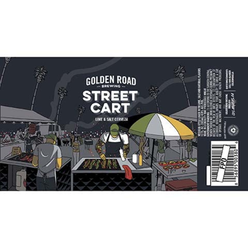 Golden Road Street Cart Lime & Salt Cerveza 12OZ SINGLE CAN
