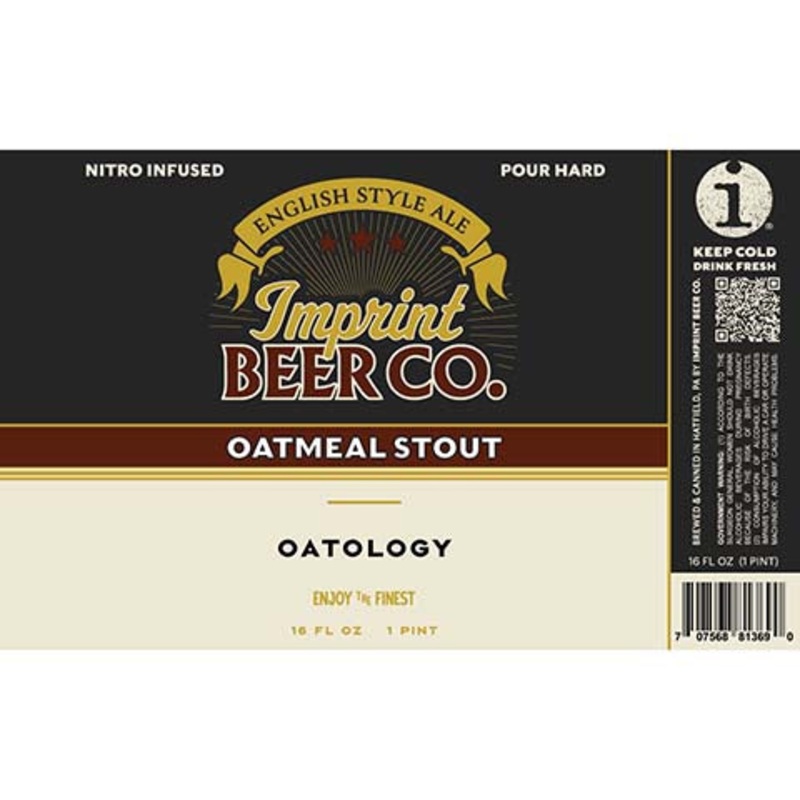 Imprint Oatology Oatmeal Stout 16OZ SINGLE CAN