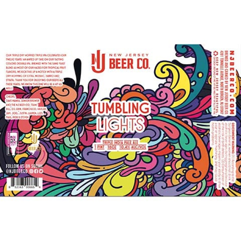 New Jersey Tumbling Lights TIPA 16OZ SINGLE CAN