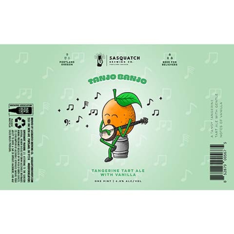Sasquatch Tanjo Banjo Tart Ale 16OZ SINGLE CAN