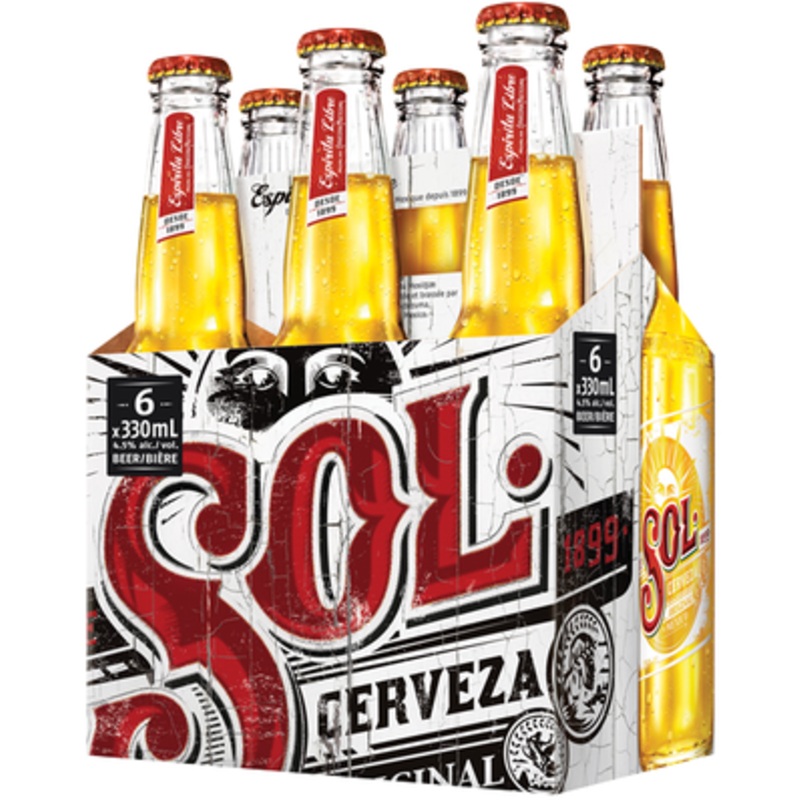 SOL CERVEZA 330ML 6PK BT @ MacTaggart Ridge [1000554] 1980 ml