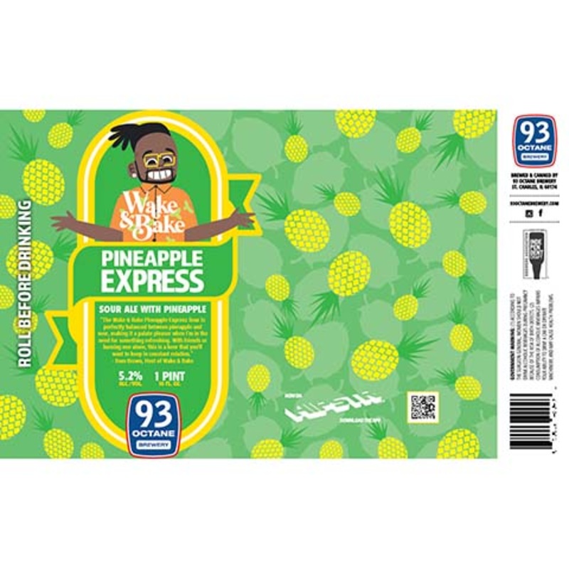 93 Octane Pineapple Express Sour Ale 16OZ SINGLE CAN