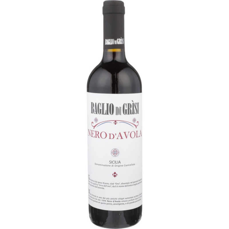 BAGLIO DI GRISI NERO D'AVOLA SICILIA 2020 750ML 750ML
