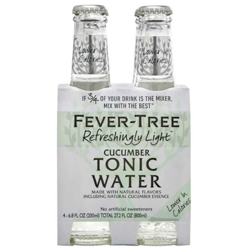 Fever Tree Cucumber Tonic Water - 4pk Bottles 4pk
