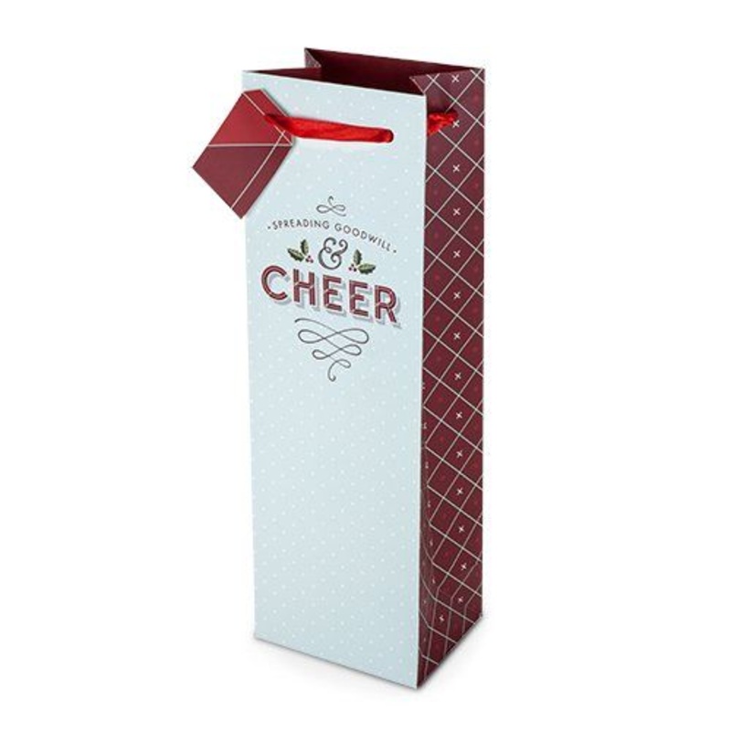 Holiday Cheer Wine Gift Bag