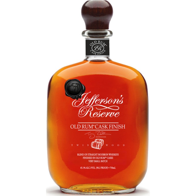 JEFFERSON'S STRAIGHT BOURBON RESERVE OLD RUM CASK FINISH 90.2 750ML 750ML