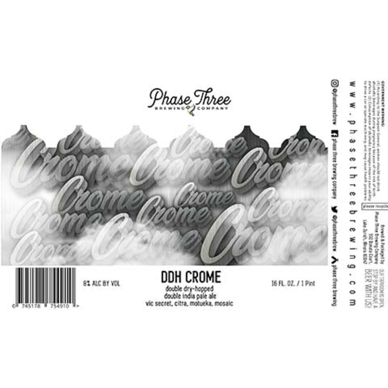 Phase Three DDH Crome 16OZ SINGLE CAN