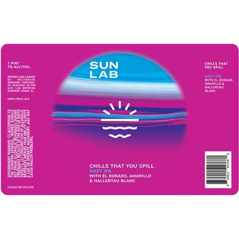 Sun Lab Chills that You Spill Hazy IPA 16OZ SINGLE CAN