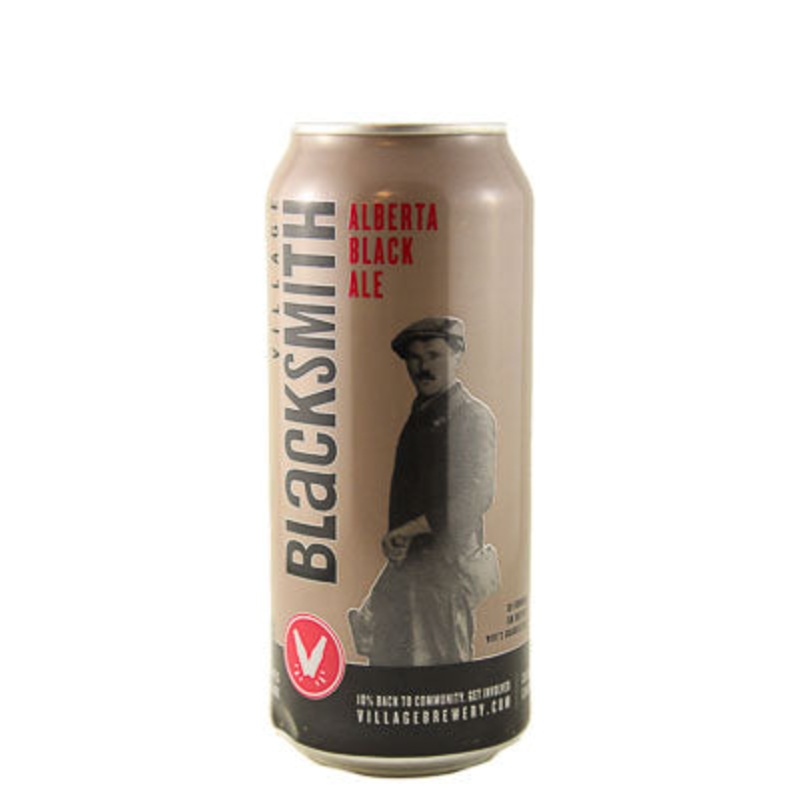 VILLAGE BLACKSMITH ALBERTA BLACK ALE 4 CANS 473 ML
