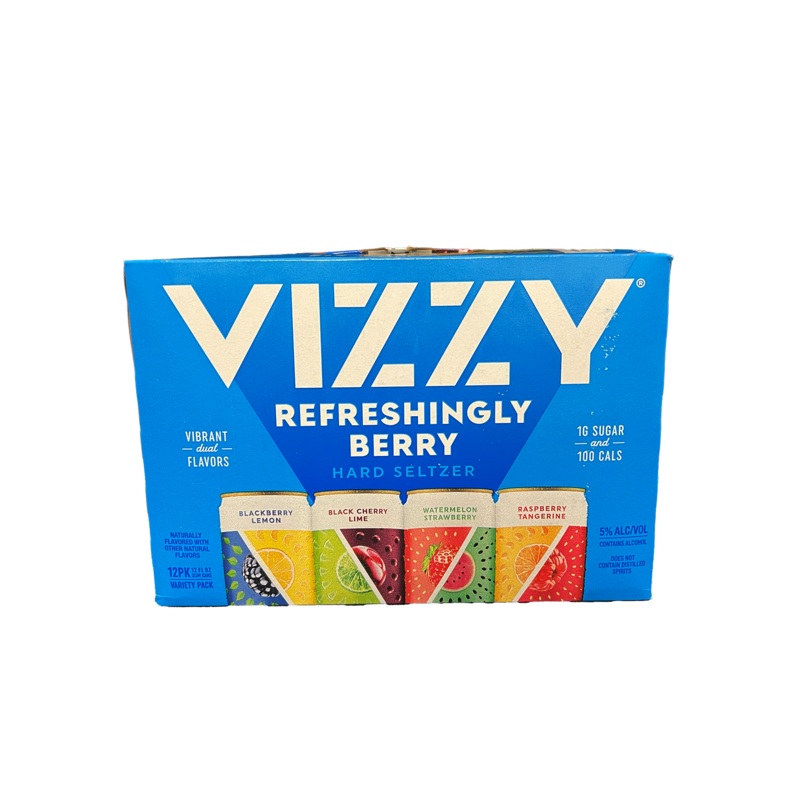 Vizzy Berry Hard Seltzer Variety 12 Pack Cans