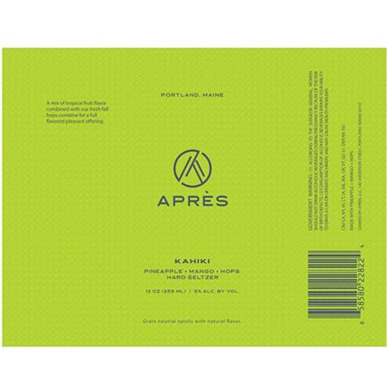 Apres Kahiki Hard Seltzer 12OZ SINGLE CAN