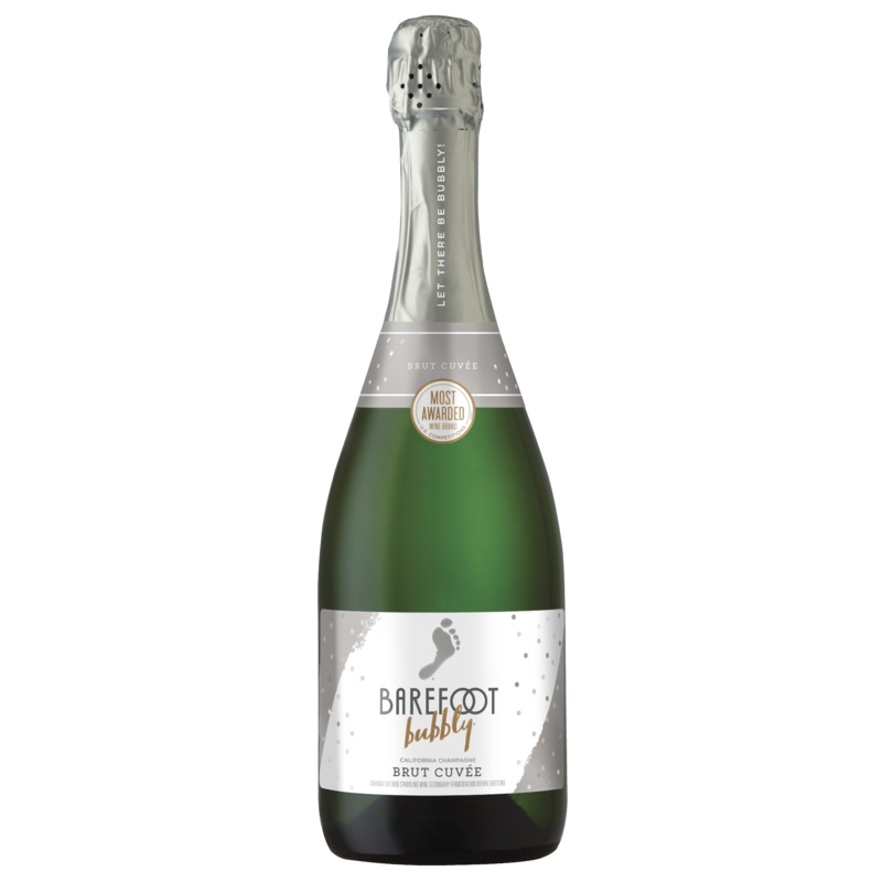 Barefoot Bubbly Brut Cuvee 750ML 750ml Bottle
