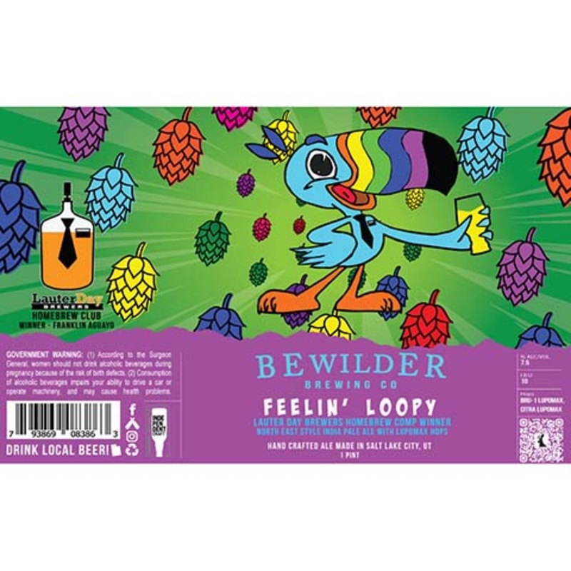 Bewilder Feelin' Loopy North East IPA 16OZ SINGLE CAN