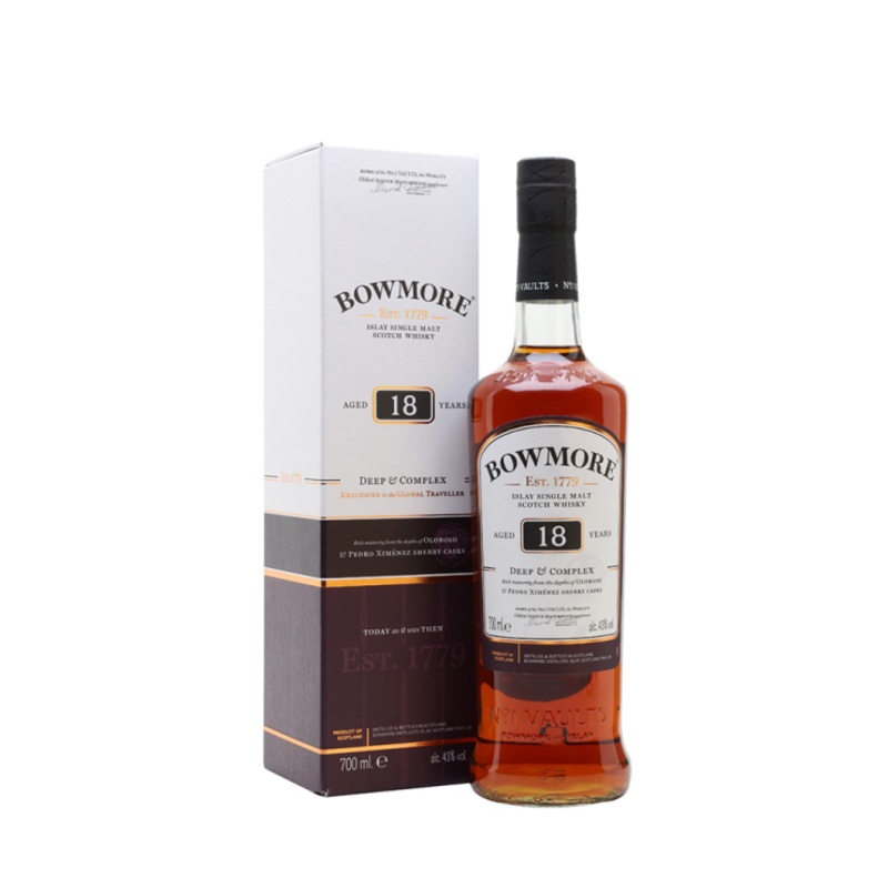 Bowmore 18 Year Old Deep & Complex Whisky 700ml