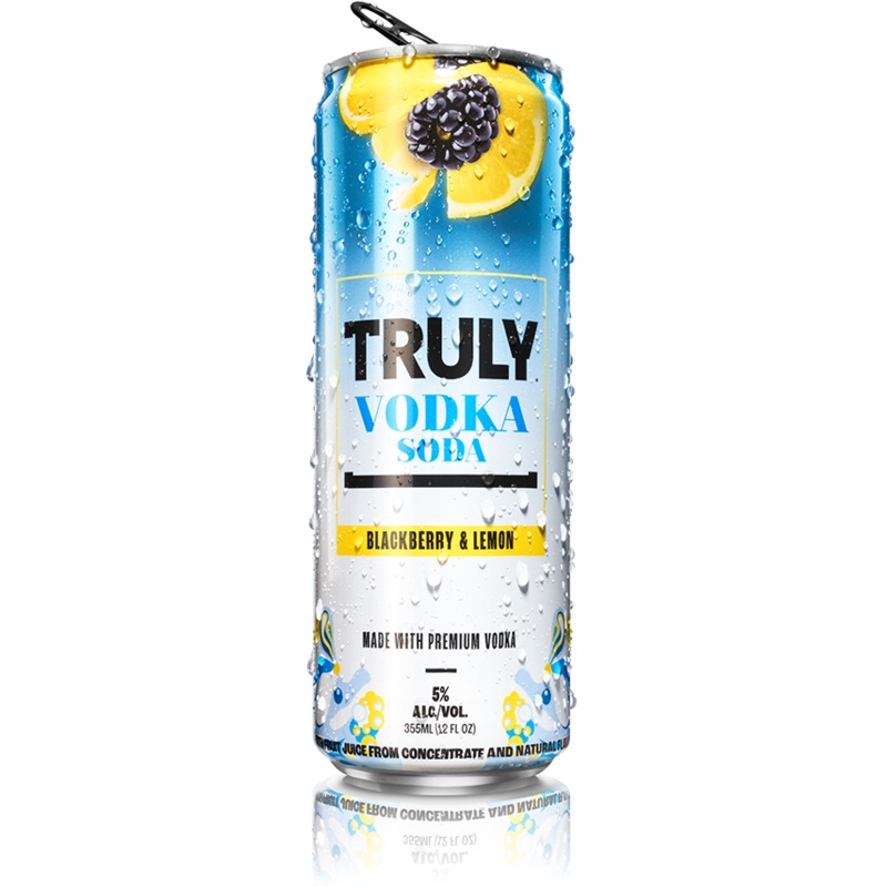 Cocktail Truly 4pk Vodka Soda Blackberry & Lemon