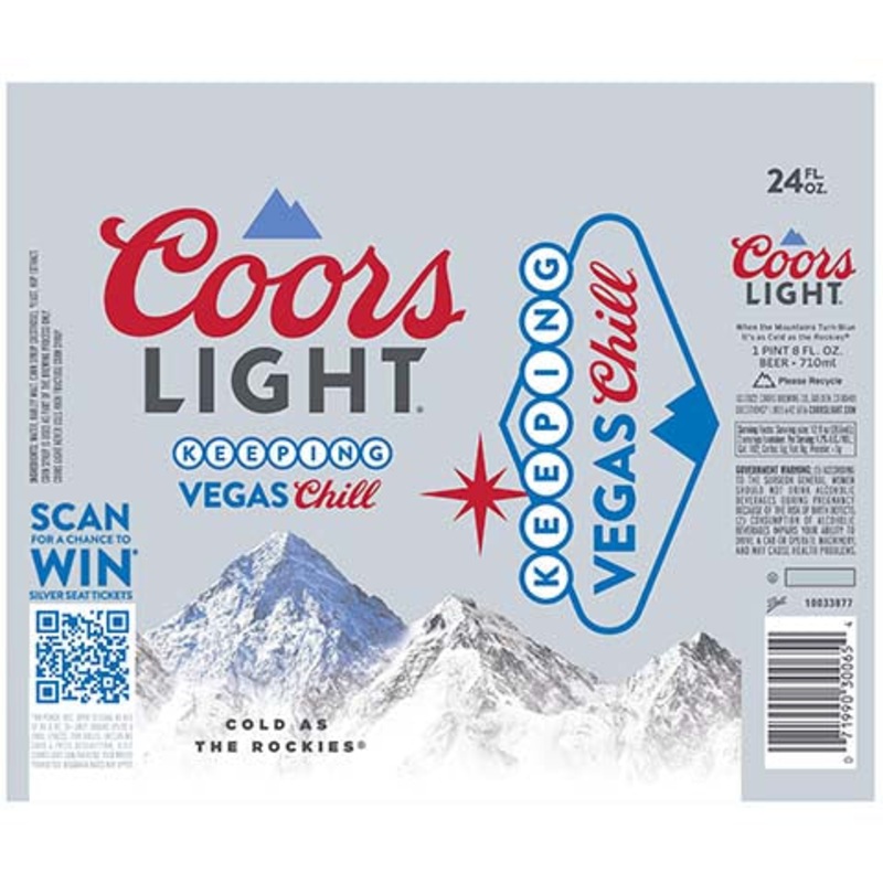 Coors Light Vegas Chill 24OZ SINGLE CAN