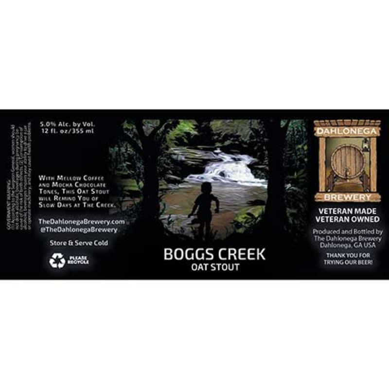Dahlonega Boggs Creek Oat Stout 12OZ SINGLE CAN