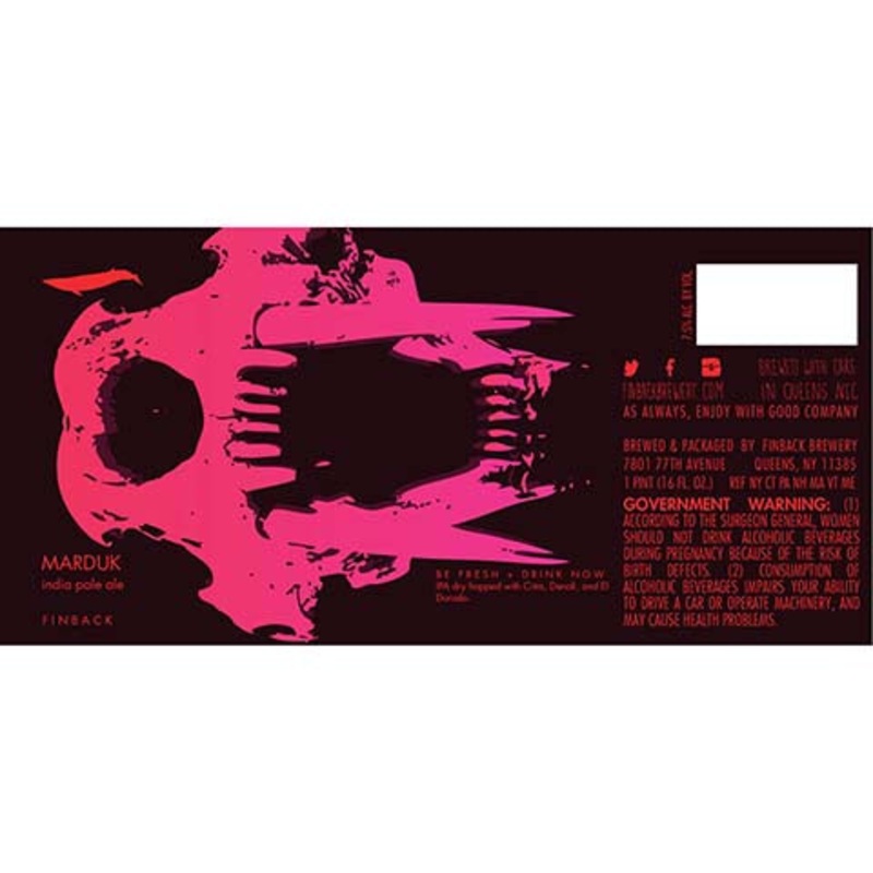 Finback Marduk IPA 16OZ SINGLE CAN