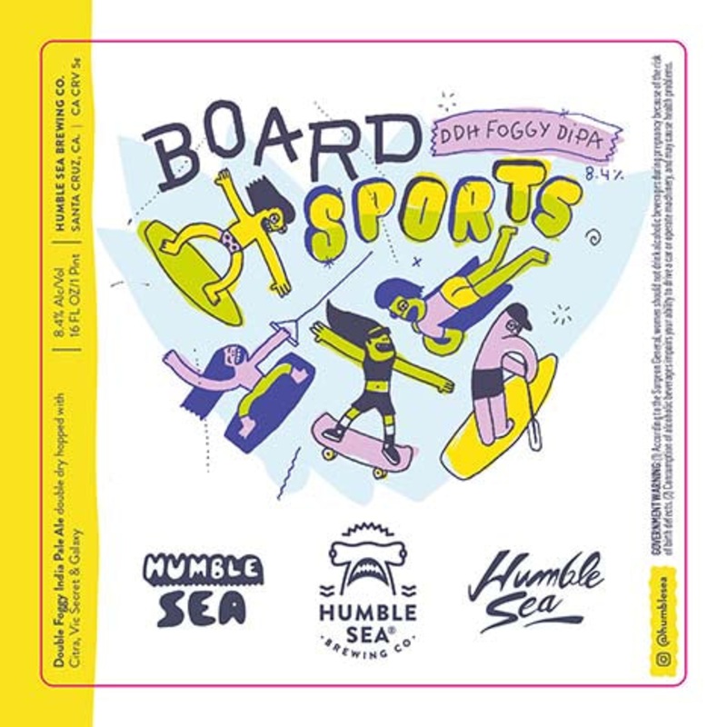 Humble Sea Board Sports DDH Foggy DIPA 16OZ SINGLE CAN