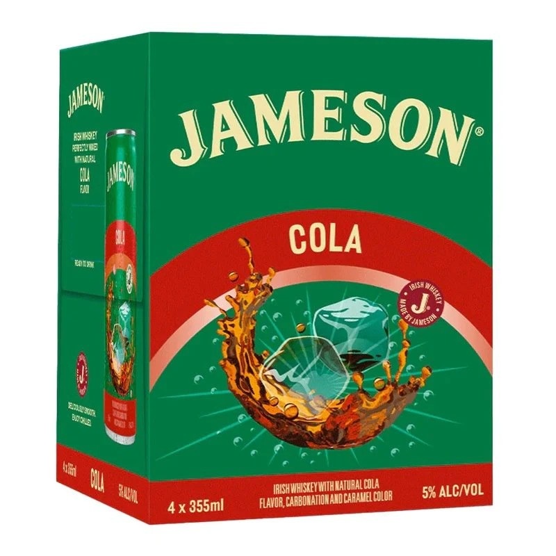 Jameson 'Cola' Canned Cocktail 4-Pack 4PK 12OZ CAN