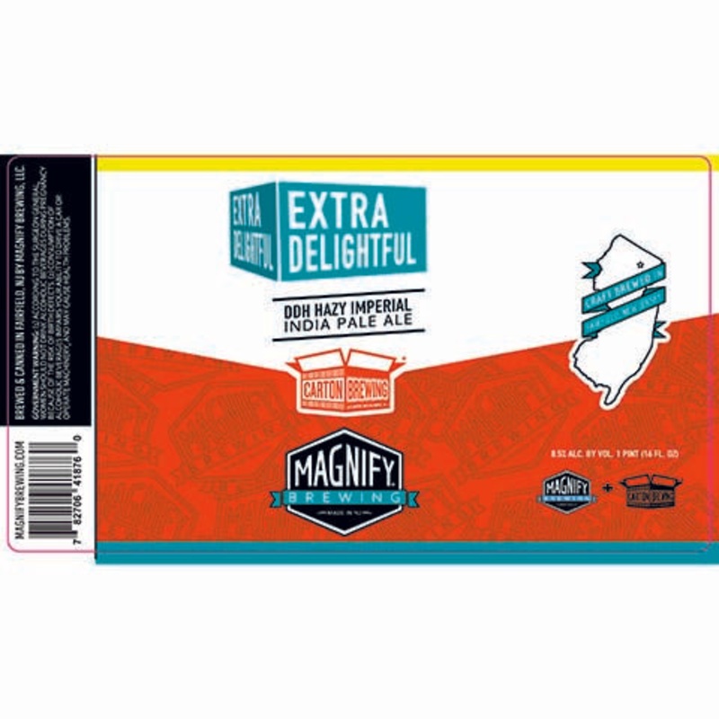 Magnify Extra Delightful DDH Hazy Imperial IPA 16OZ SINGLE CAN