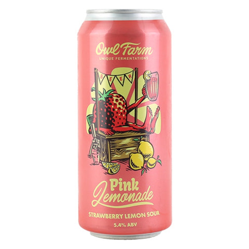 Owl Farm Pink Lemonade 16OZ SINGLE CAN