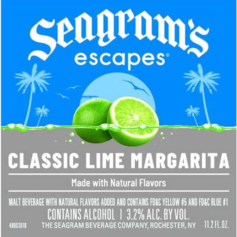 Seagrams Classic Lime Margarita 330ML BTL