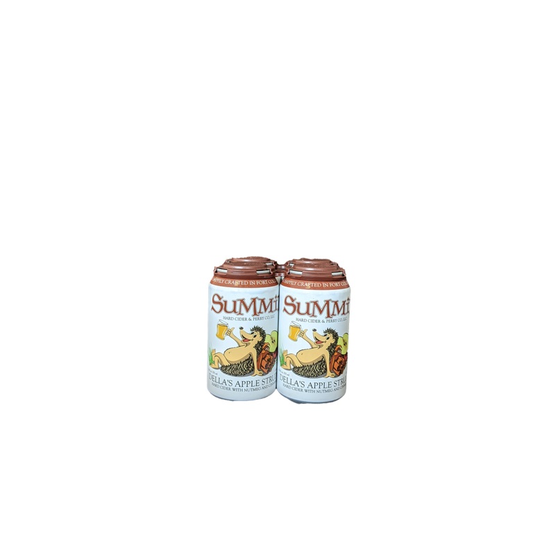 Summit Della's Apple Strudel Cider 4 Pack Cans