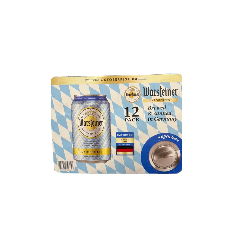 Warsteiner Oktoberfest 12 Pack Cans