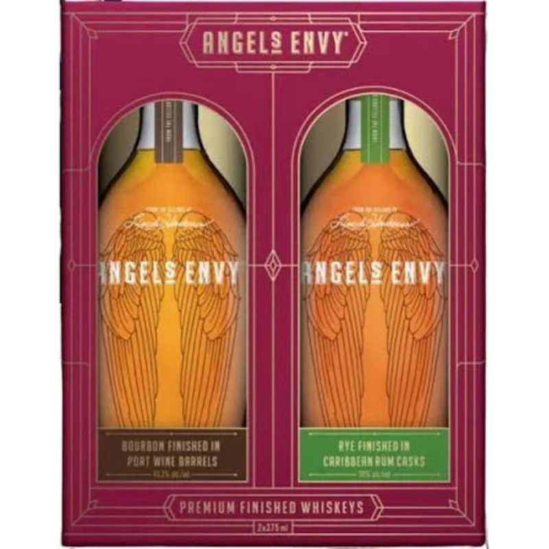 Angels Envy Bourbon & Rye 375ML Bundle