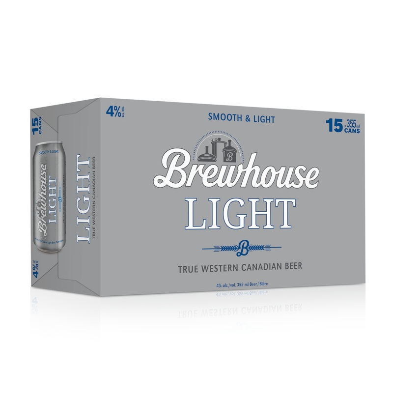 BREWHOUSE LIGHT 355ML 15PK CAN @ Airdrie [1008199] 5325 ml