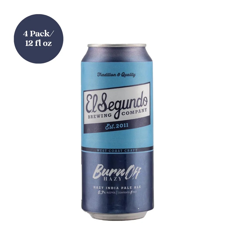 El Segundo Brewing Burn Off Hazy IPA Beer 4pk 12 fl oz Cans